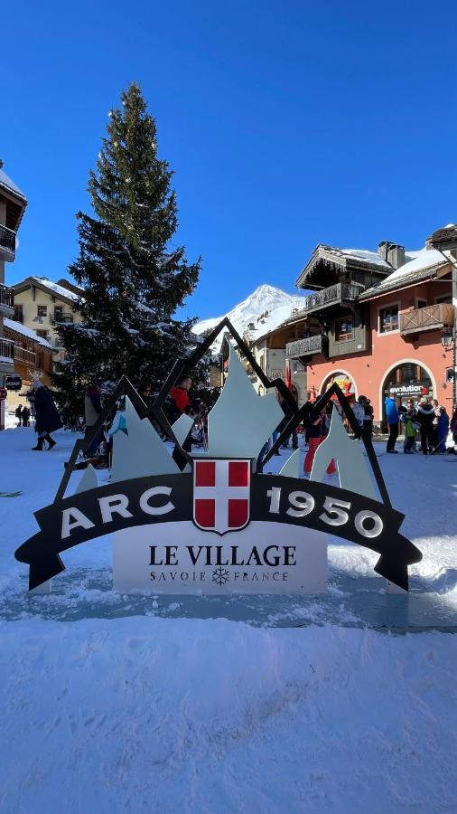 Arc 1950 - Appt 2Ch - 6 Pers - Res 5* Luxe - Piscine, Sauna, Hamman, Jacuzzi - Classe 5 Cristaux Paradiski Les Arcs  Luaran gambar