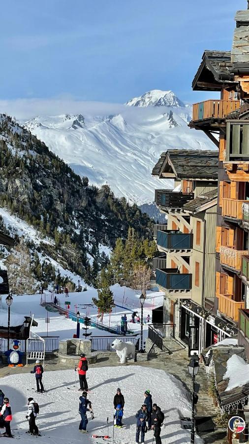 Arc 1950 - Appt 2Ch - 6 Pers - Res 5* Luxe - Piscine, Sauna, Hamman, Jacuzzi - Classe 5 Cristaux Paradiski Les Arcs  Luaran gambar