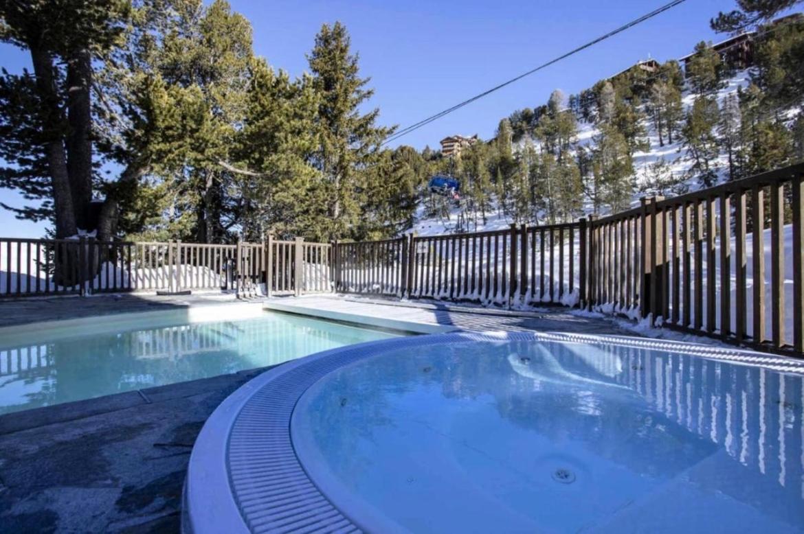 Arc 1950 - Appt 2Ch - 6 Pers - Res 5* Luxe - Piscine, Sauna, Hamman, Jacuzzi - Classe 5 Cristaux Paradiski Les Arcs  Luaran gambar