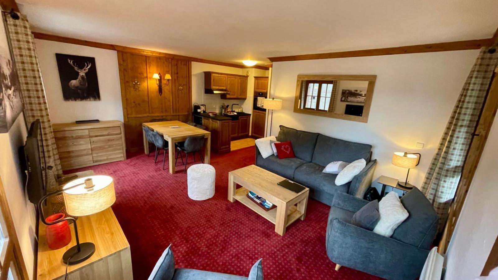 Arc 1950 - Appt 2Ch - 6 Pers - Res 5* Luxe - Piscine, Sauna, Hamman, Jacuzzi - Classe 5 Cristaux Paradiski Les Arcs  Luaran gambar