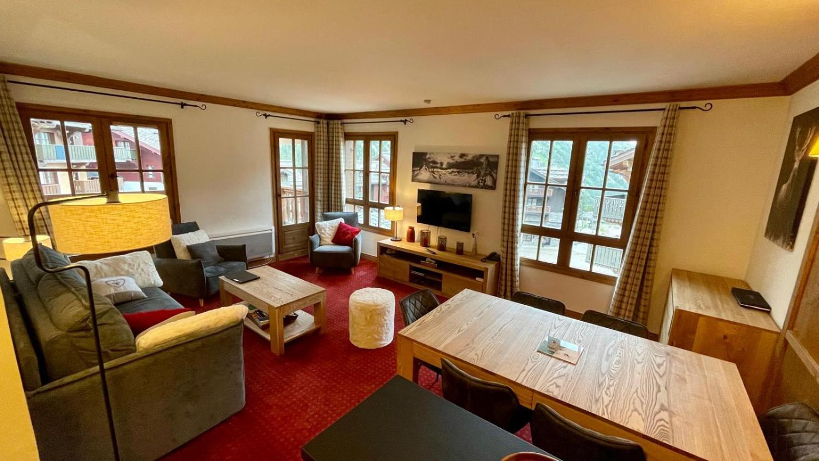 Arc 1950 - Appt 2Ch - 6 Pers - Res 5* Luxe - Piscine, Sauna, Hamman, Jacuzzi - Classe 5 Cristaux Paradiski Les Arcs  Luaran gambar